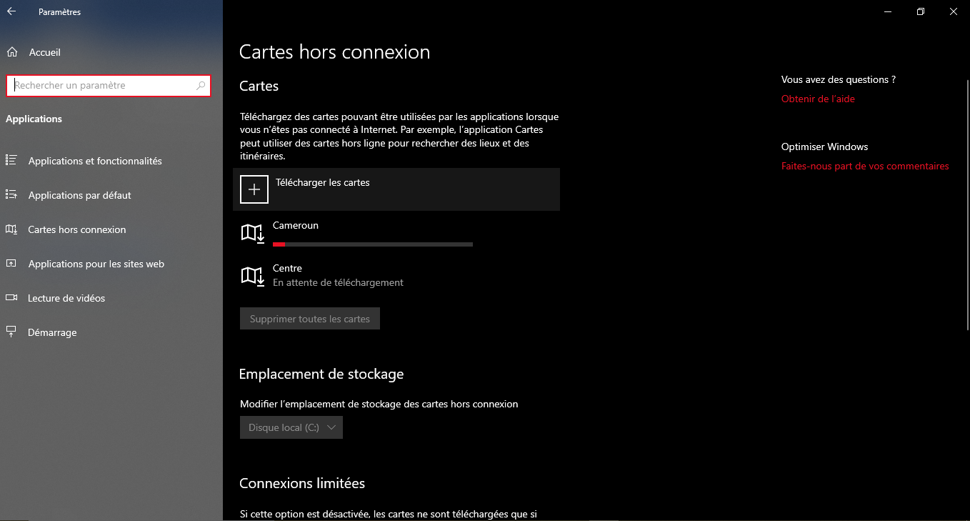 carte windows