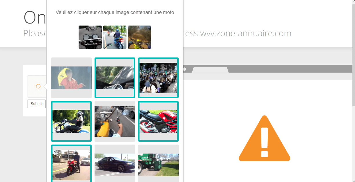 zone-annuaire captcha