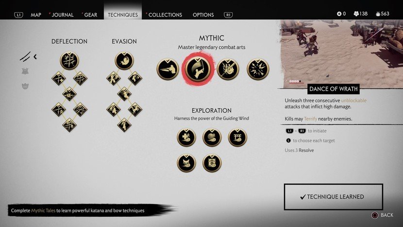 Ghost Of Tsushima Mythic Dance Of Wrath Technique
