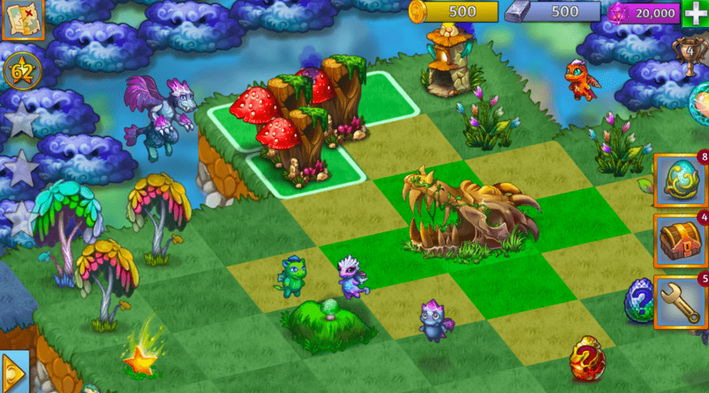 Merging dragons 