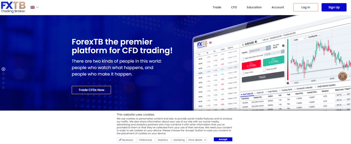 forextb meilleur courtier en ligne trading