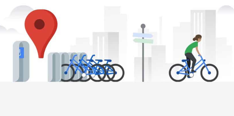 Google Maps v&eacute;los