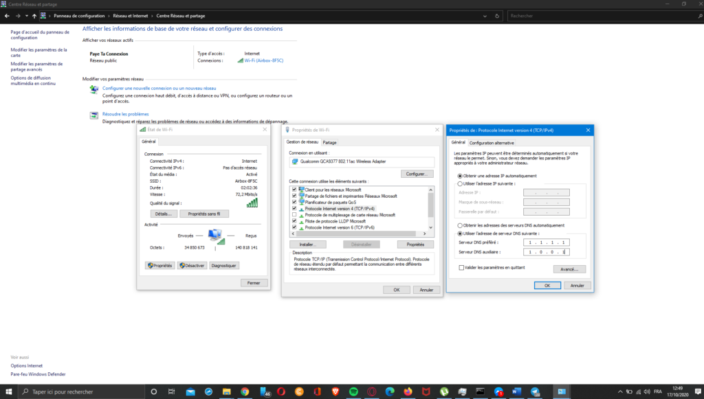 windows 10 dns
