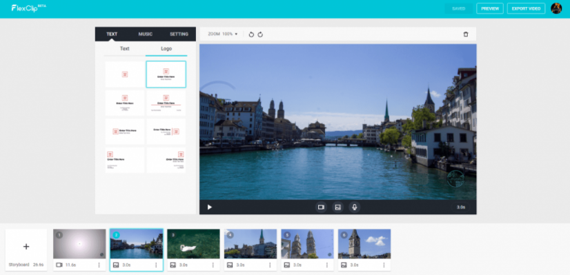 flexClip: Cr&eacute;ez des vid&eacute;os en ligne simples