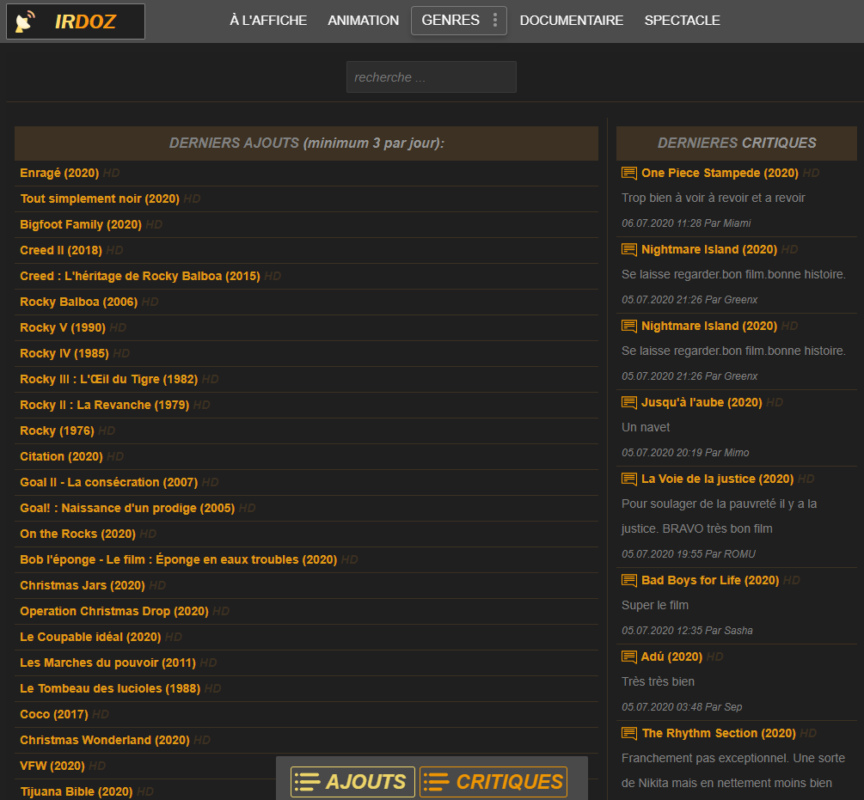 irdoz irdoz film streaming