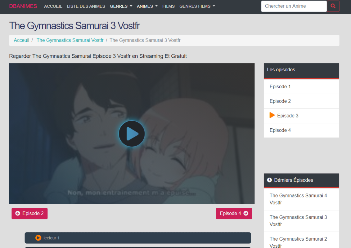 dbanimes : Regarder Tous Vos Animes Vostfr en Streaming 2020