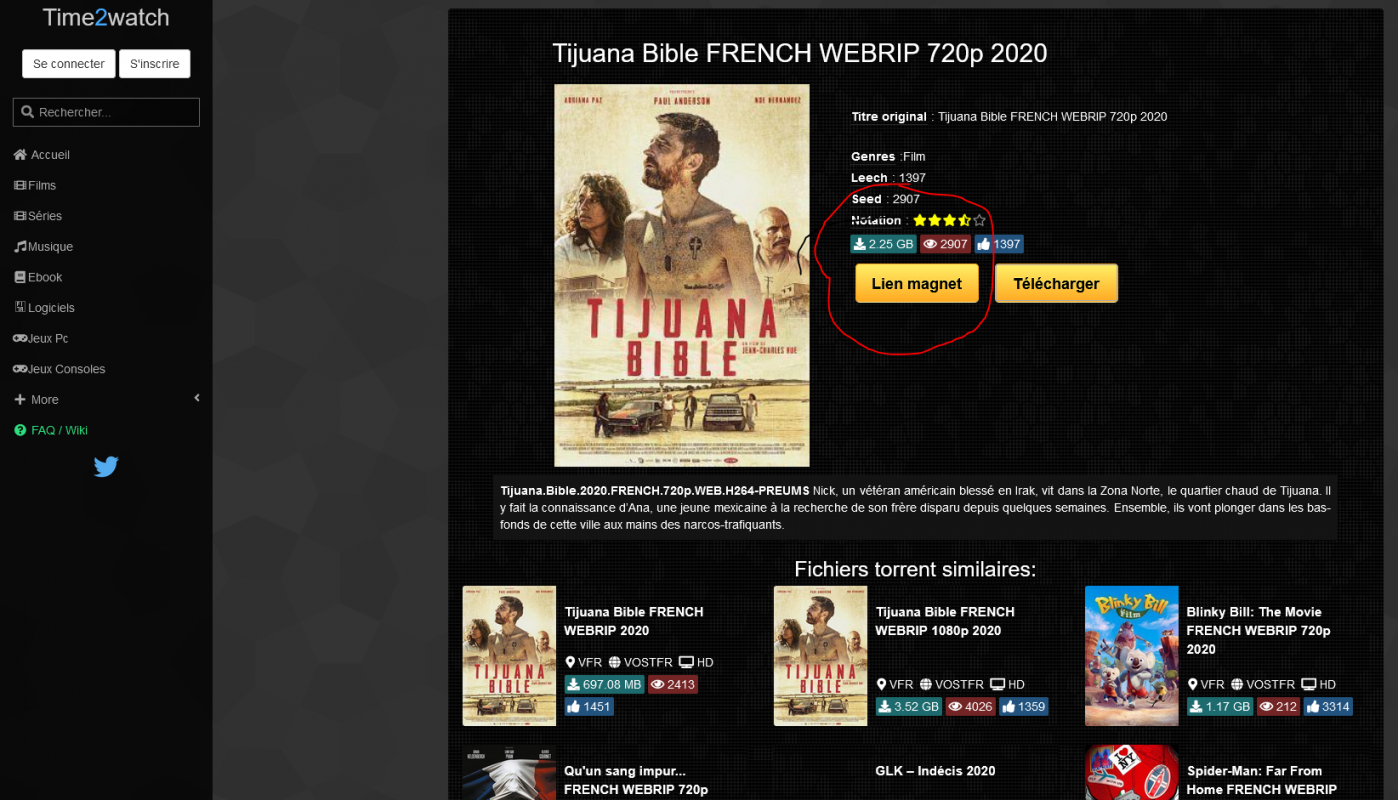 Time2watch nouvelle adresse +lien alternatif 2023 mixbox.fr remplace time2watch