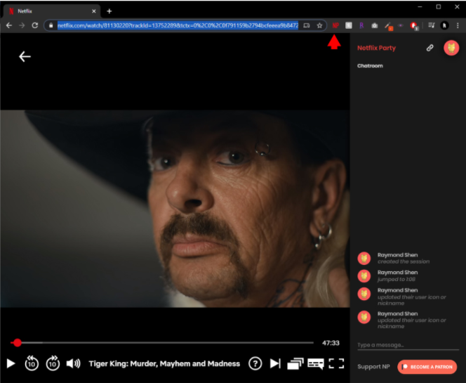 soir&eacute;e Netflix