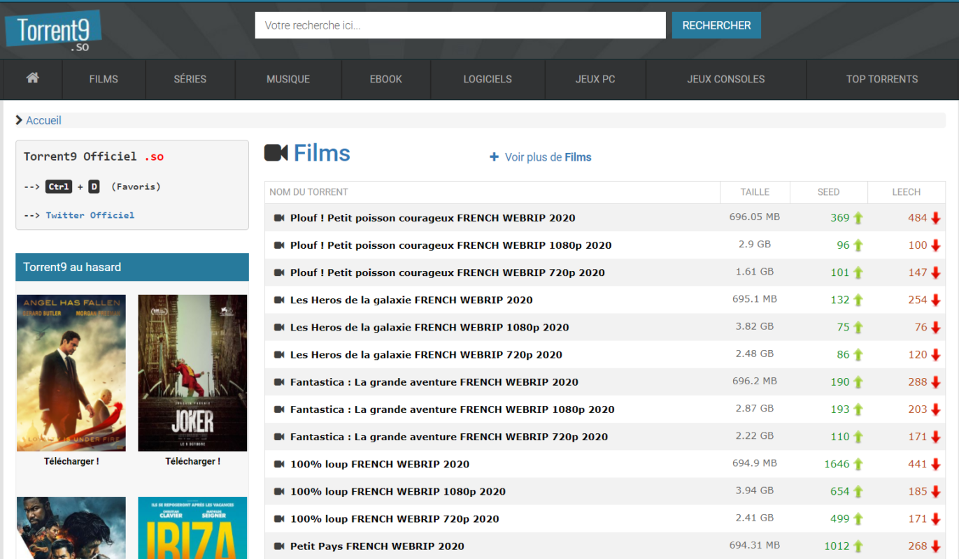 torrent9: 5 Meilleurs Sites Torrent français en 2021