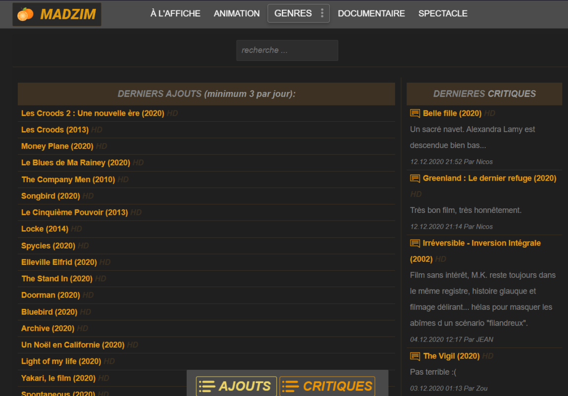 madzim streaming film l&eacute;gal + t&eacute;l&eacute;charger gratuit 2021