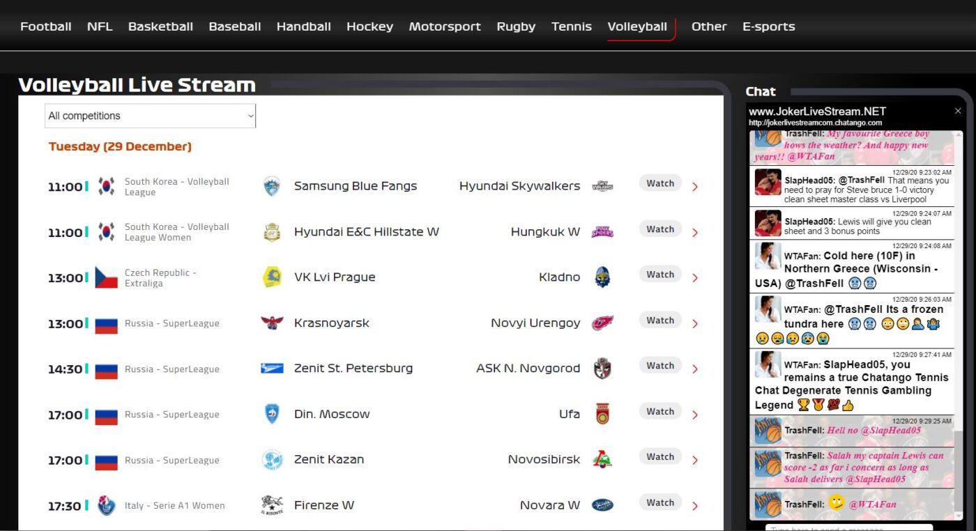 Meilleurs sites de streaming de volleyball gratuit 2021