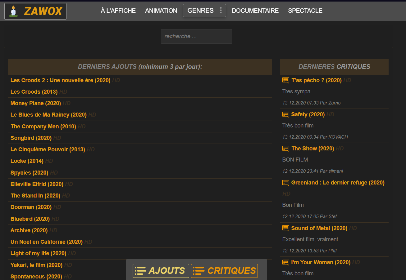zawox streaming film légal + télécharger gratuit 2021