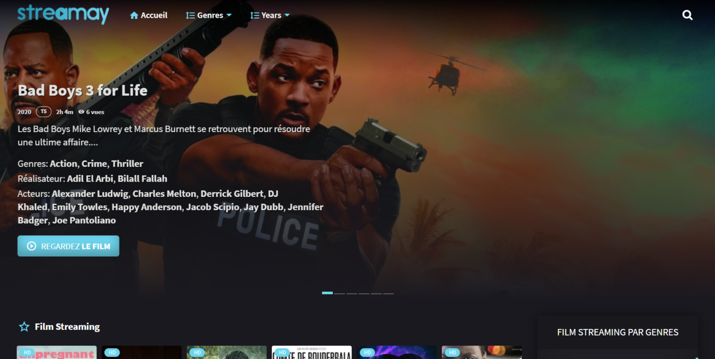 streamay.to accueil du site