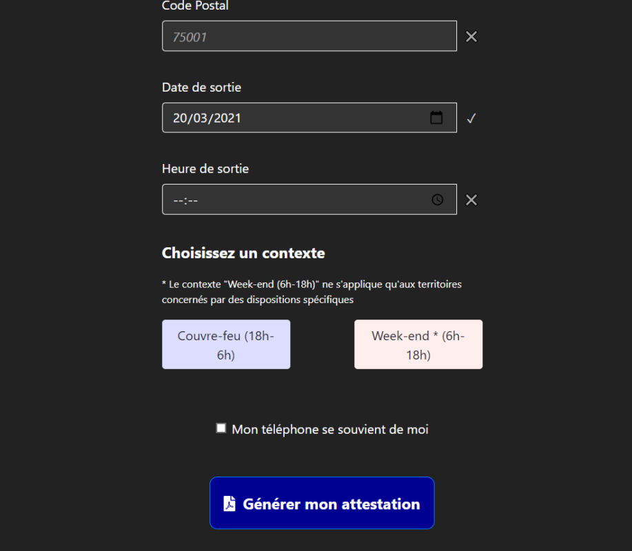 reconfinement