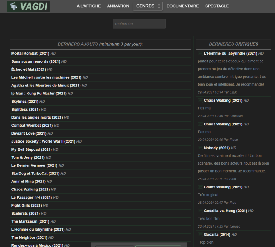 Vagdi : 3 films ajoutés chaques jours streaming gratuit en 2022 vagdi site streaming film