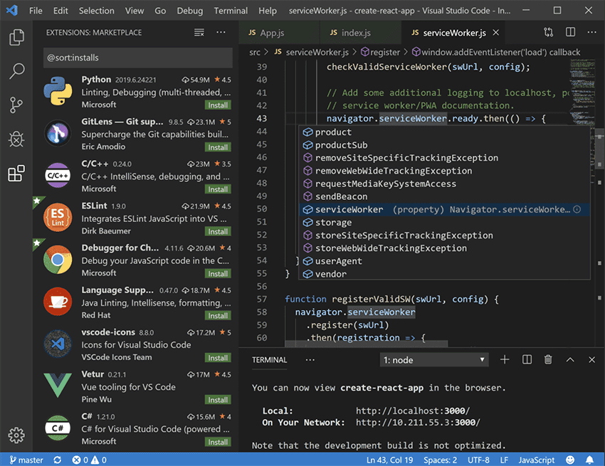 &eacute;diteur-de-code-visuel-studio-pour-programmeur