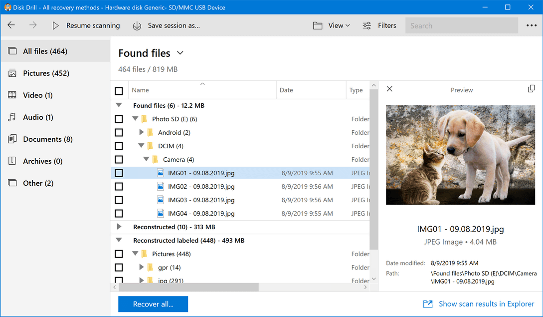 Programme Disk Drill pour r&eacute;cup&eacute;rer les fichiers supprim&eacute;s