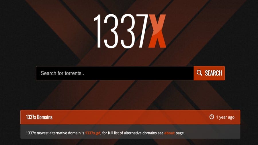 1337x - meilleur site torrent pour les logiciels