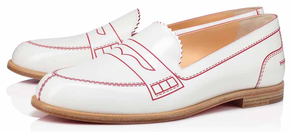 mocassins bas en cuir