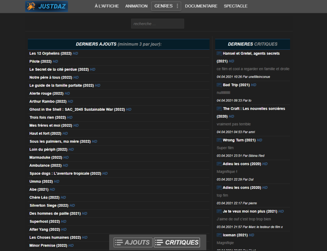 Meilleurs sites de streaming gratuit films et séries TV en 2024 justdaz streaming film