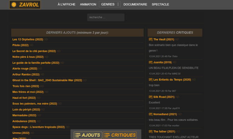 zavrol film streaming