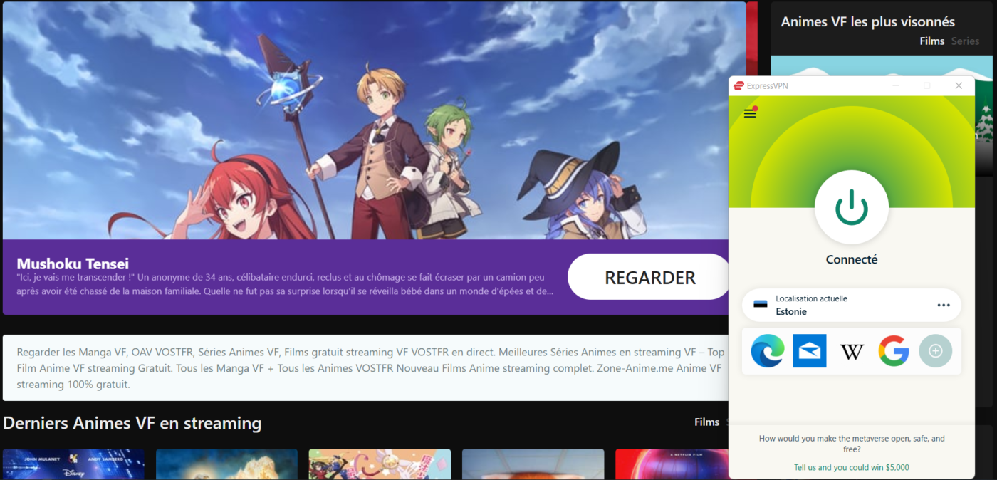 zone anime streaming
