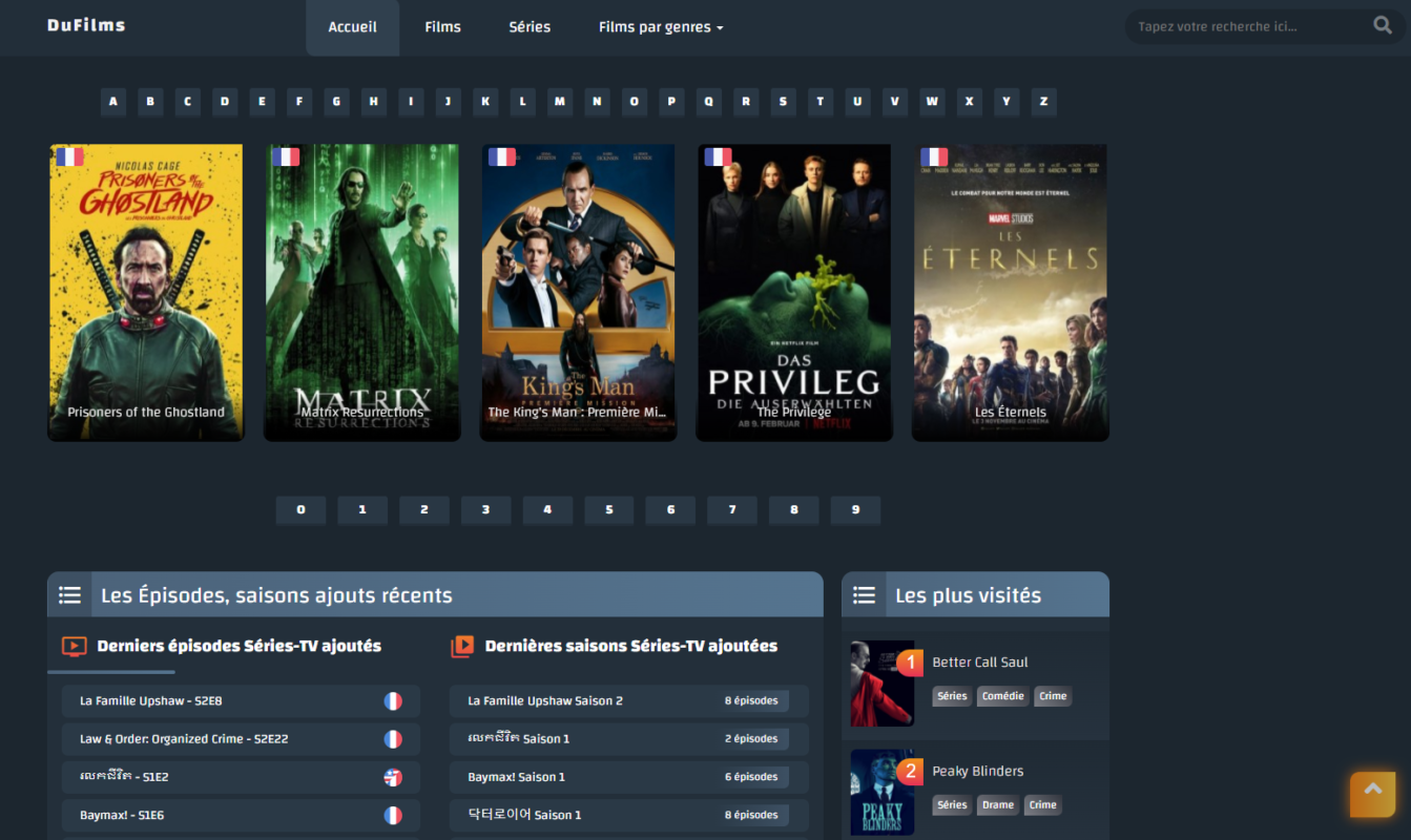 Dufilms : actualité sur la nouvelle adresse et ces alternatives en 2023 📺 dufilms