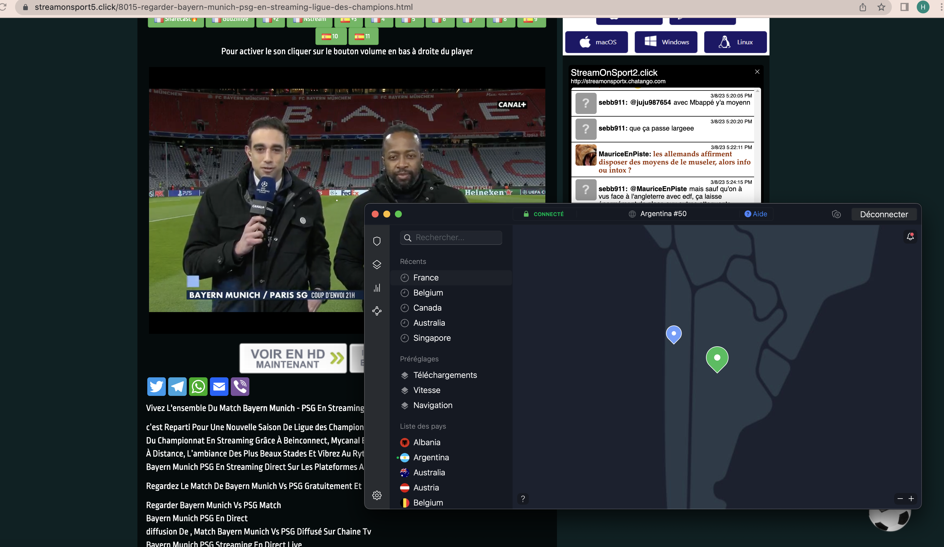streamonsport psg bayern