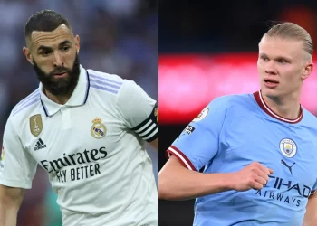 mp benzema real madrid vs haaland manchester city
